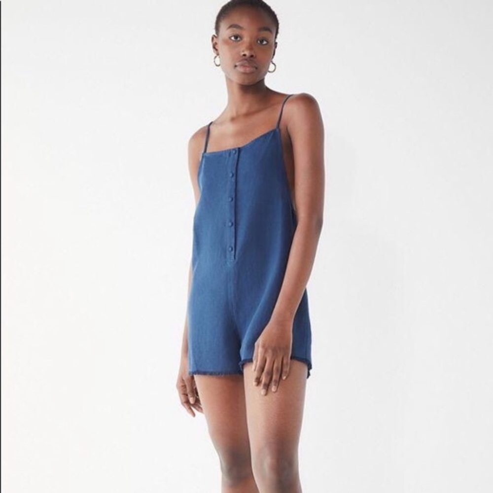 Urban Outfitters Linen Romper